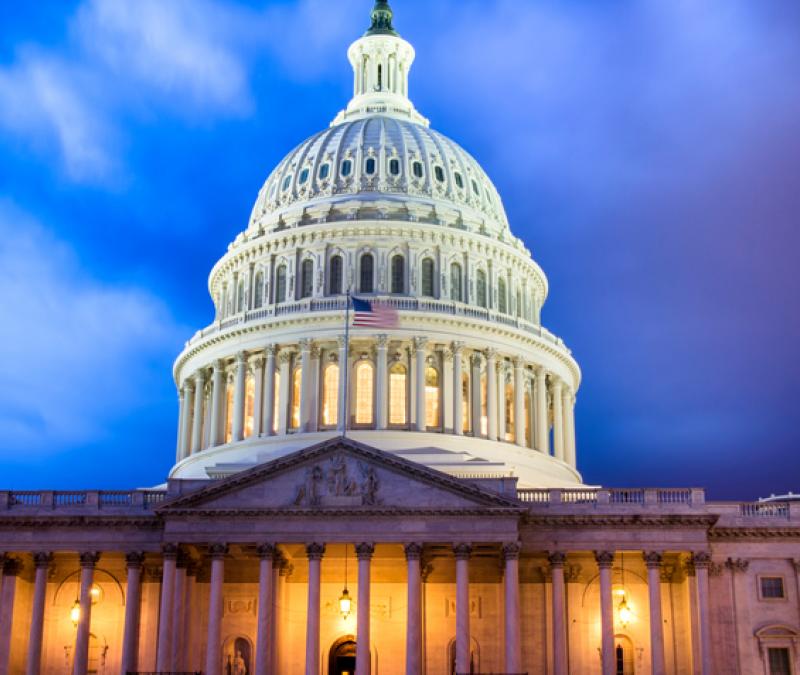U.S. Capitol Building at Twighlight